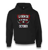 Legends Born in October-Blade Unisex Black Hoodie - Premium  from W.E.N.S. WIND - Just 11990! Shop now at W.E.N.S. WIND