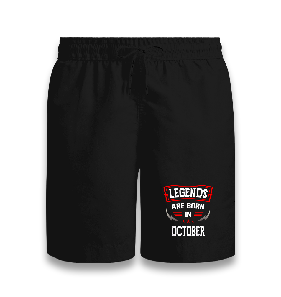 Legends Born in October-Blade Black Shorts - Premium  from W.E.N.S. WIND - Just 7990! Shop now at W.E.N.S. WIND