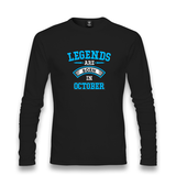 Legends Born in October-Arrow Unisex Black Longsleeve - Premium  from W.E.N.S. WIND - Just 7990! Shop now at W.E.N.S. WIND