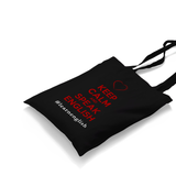 Keep Calm And Speak English Canvas Totebag - Premium  from Wenswind - Just 4990! Shop now at W.E.N.S. WIND