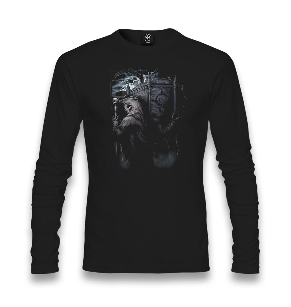Death Unisex Black Longsleeve - Premium  from W.E.N.S. WIND - Just 7990! Shop now at W.E.N.S. WIND