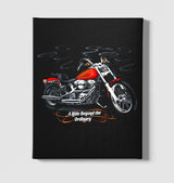 Motorcycle - Ride Extraordinary Black Canvas Wall Art 35x40cm - Premium  from W.E.N.S. WIND - Just 7990! Shop now at W.E.N.S. WIND