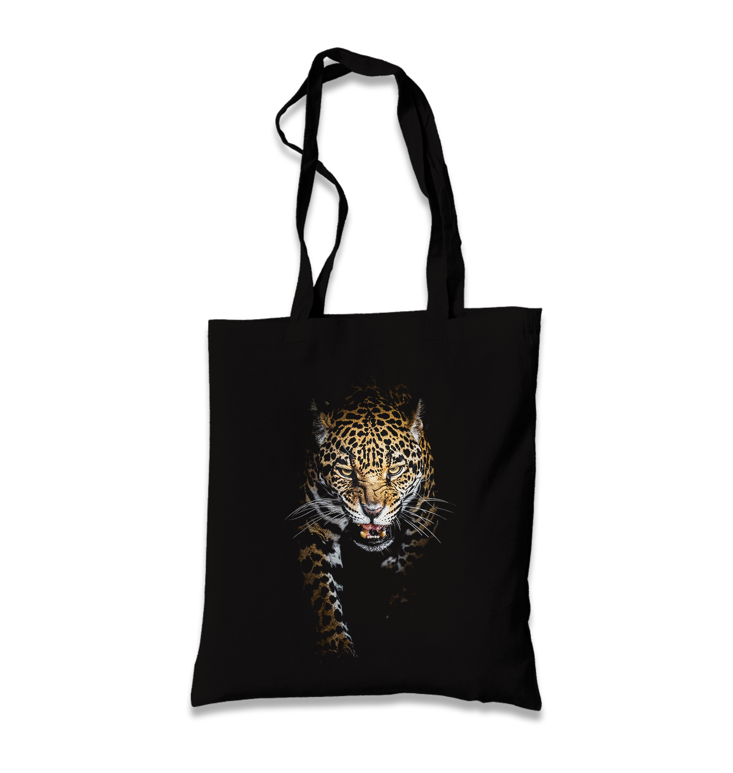 Leopar Black Canvas Totebag - Premium  from W.E.N.S. WIND - Just 4990! Shop now at W.E.N.S. WIND