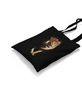 Lion II Black Canvas Totebag - Premium  from W.E.N.S. WIND - Just 4990! Shop now at W.E.N.S. WIND