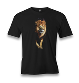Lion II Men's Black Tshirt - Premium  from W.E.N.S. WIND - Just 6490! Shop now at W.E.N.S. WIND