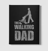 The Walking Dad Black Canvas Wall Art 35x40cm - Premium  from W.E.N.S. WIND - Just 7990! Shop now at W.E.N.S. WIND