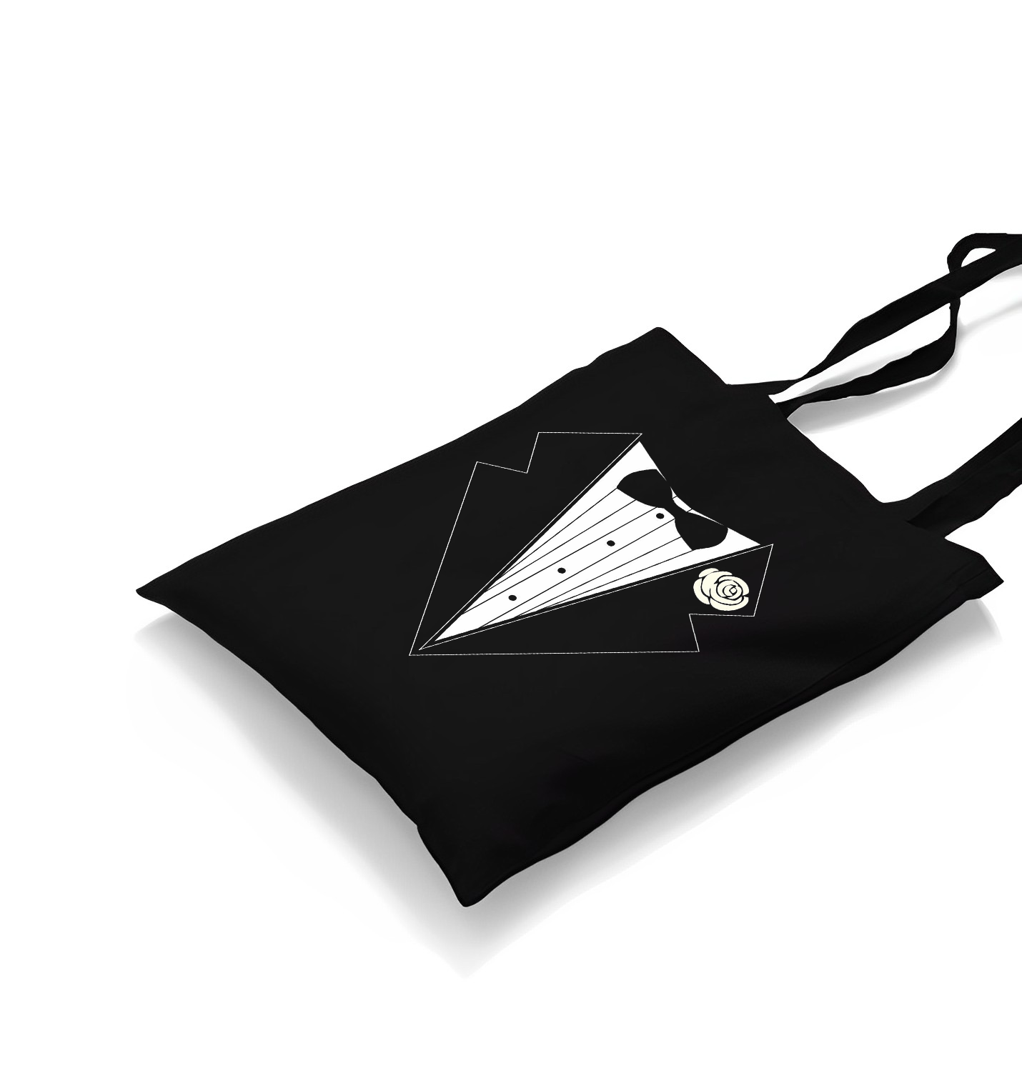 Groom Suit Black Canvas Totebag - Premium  from W.E.N.S. WIND - Just 4990! Shop now at W.E.N.S. WIND