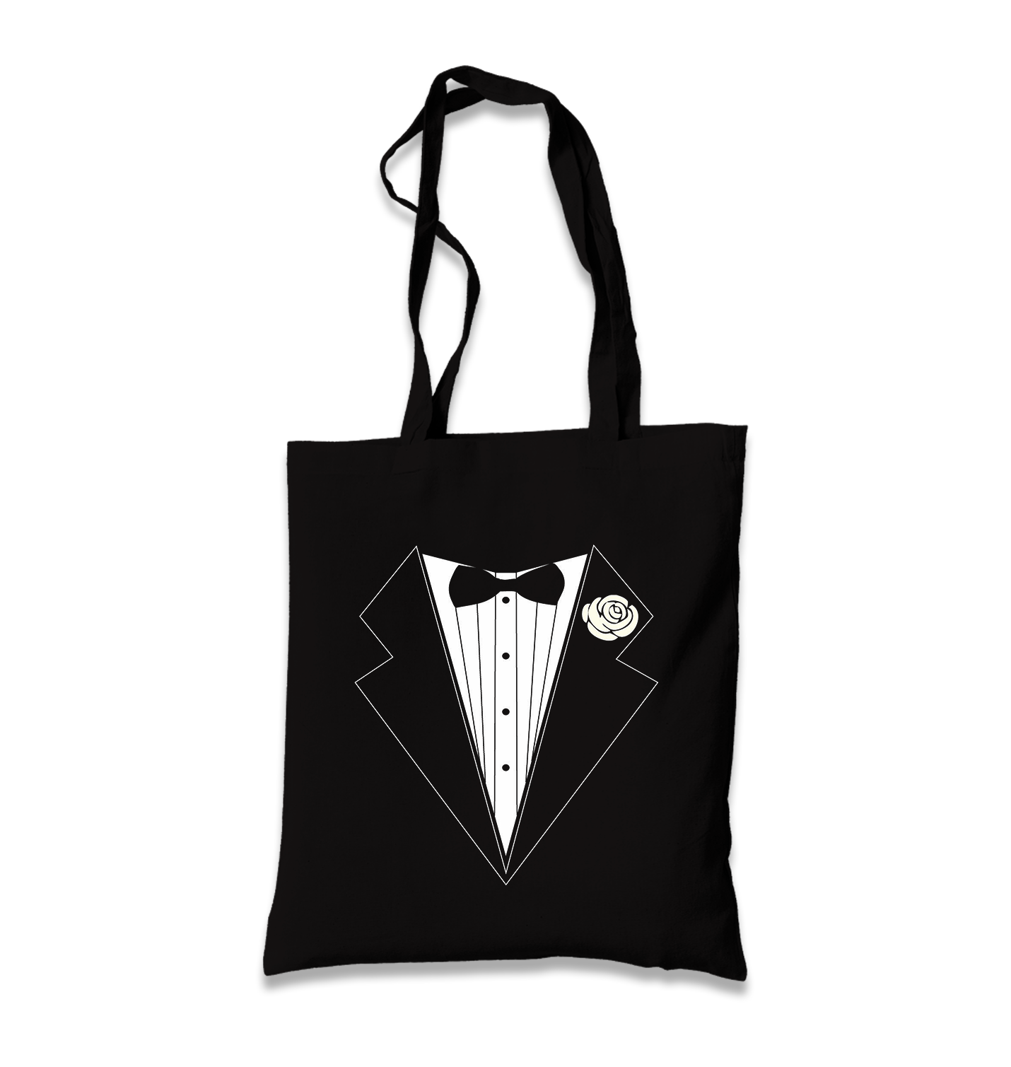 Groom Suit Black Canvas Totebag - Premium  from W.E.N.S. WIND - Just 4990! Shop now at W.E.N.S. WIND