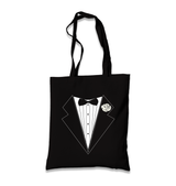 Groom Suit Black Canvas Totebag - Premium  from W.E.N.S. WIND - Just 4990! Shop now at W.E.N.S. WIND