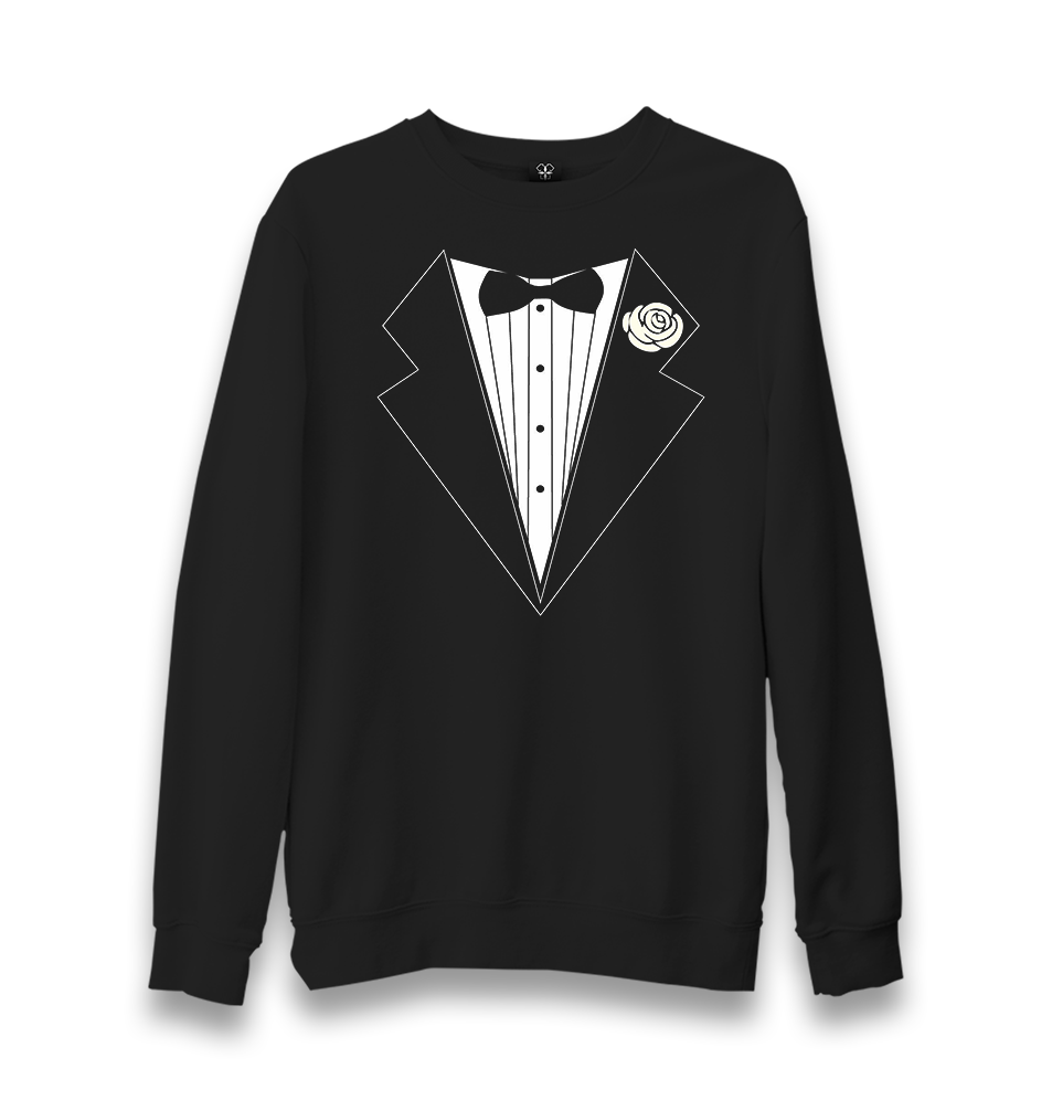 Groom Suit Unisex Black Sweatshirt - Premium  from W.E.N.S. WIND - Just 10990! Shop now at W.E.N.S. WIND