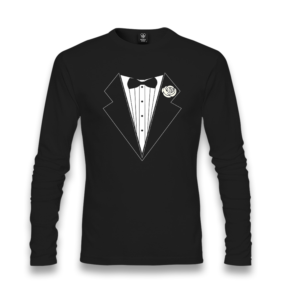 Groom Suit Unisex Black Longsleeve - Premium  from W.E.N.S. WIND - Just 7990! Shop now at W.E.N.S. WIND