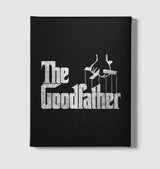 The Goodfather Black Canvas Wall Art 35x40cm - Premium  from W.E.N.S. WIND - Just 7990! Shop now at W.E.N.S. WIND