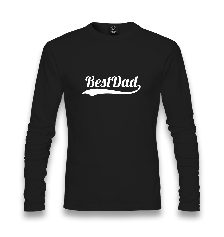 Best Dad Unisex Black Longsleeve - Premium  from W.E.N.S. WIND - Just 7990! Shop now at W.E.N.S. WIND