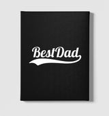 Best Dad Black Canvas Wall Art 35x40cm - Premium  from W.E.N.S. WIND - Just 7990! Shop now at W.E.N.S. WIND