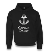 Captain Daddy II Unisex Black Hoodie - Premium  from W.E.N.S. WIND - Just 11990! Shop now at W.E.N.S. WIND