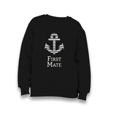 First Mate Kid's Black Sweatshirt - Premium  from W.E.N.S. WIND - Just 7990! Shop now at W.E.N.S. WIND