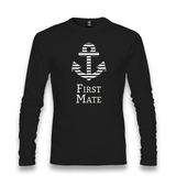 First Mate Unisex Black Longsleeve - Premium  from W.E.N.S. WIND - Just 7990! Shop now at W.E.N.S. WIND