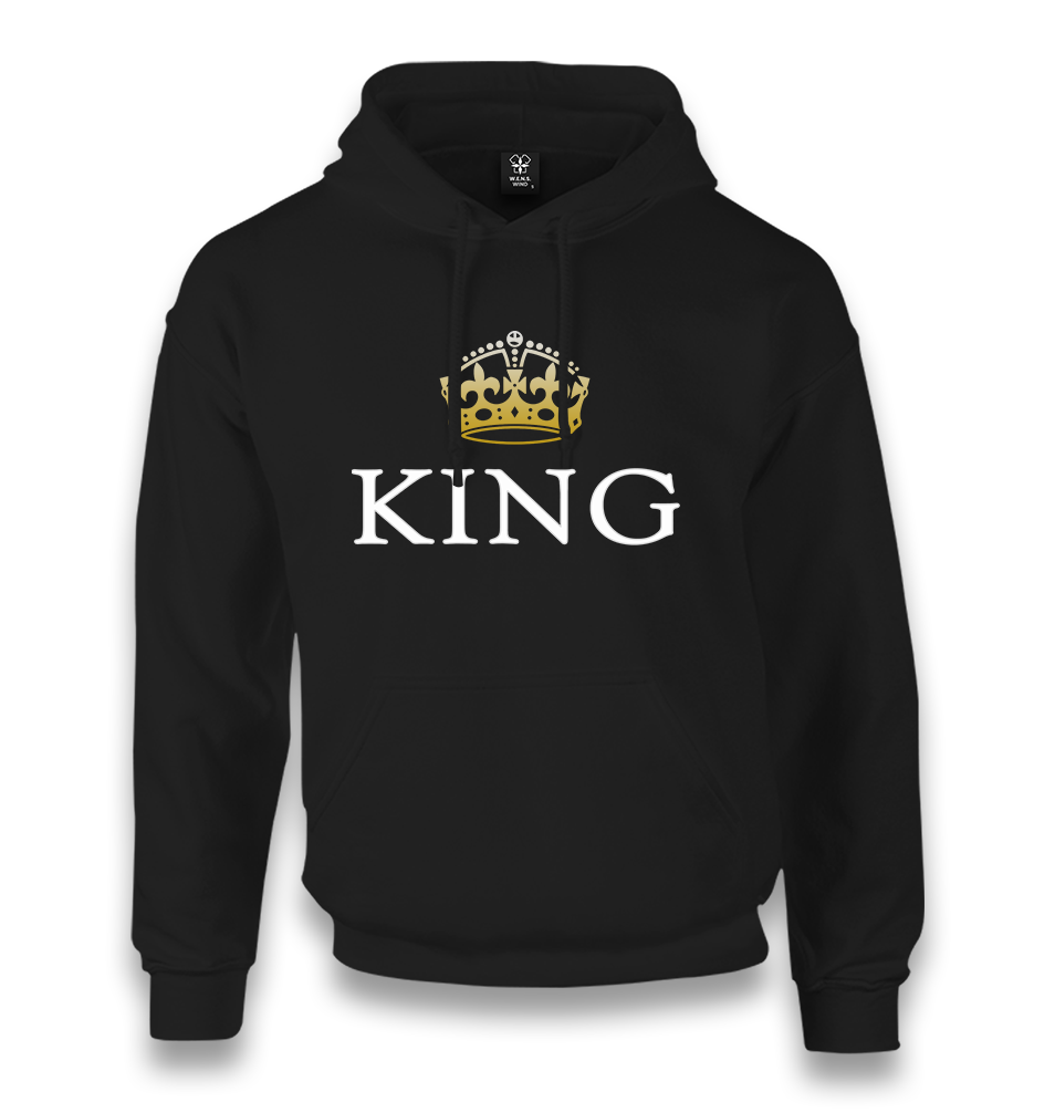 King Unisex Black Hoodie - Premium  from W.E.N.S. WIND - Just 11990! Shop now at W.E.N.S. WIND