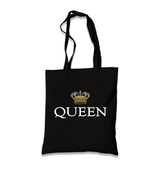 Queen Black Canvas Totebag - Premium  from W.E.N.S. WIND - Just 4990! Shop now at W.E.N.S. WIND