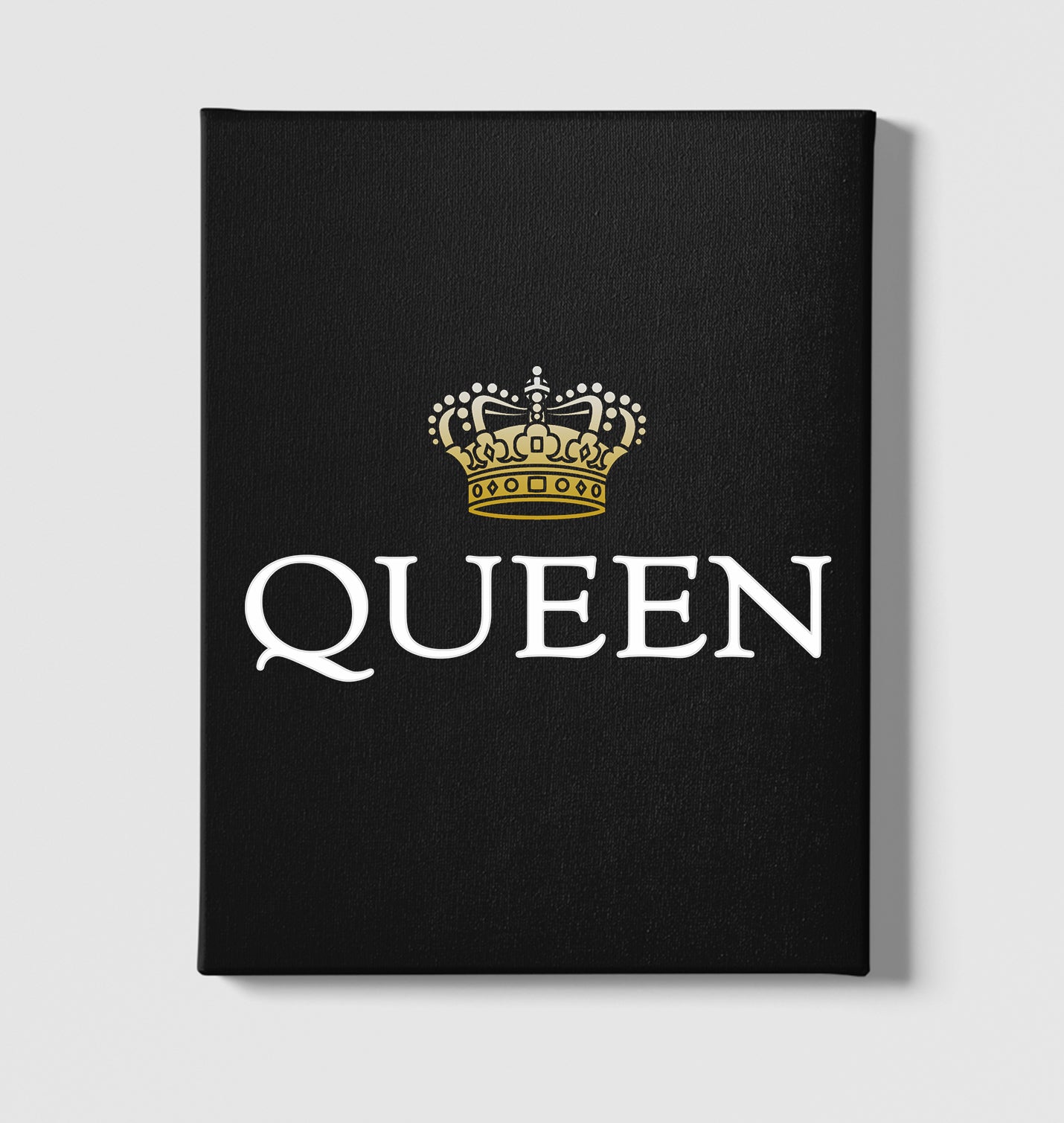 Queen Black Canvas Wall Art 35x40cm - Premium  from W.E.N.S. WIND - Just 7990! Shop now at W.E.N.S. WIND