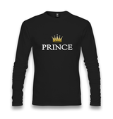 Prince Unisex Black Longsleeve - Premium  from W.E.N.S. WIND - Just 7990! Shop now at W.E.N.S. WIND