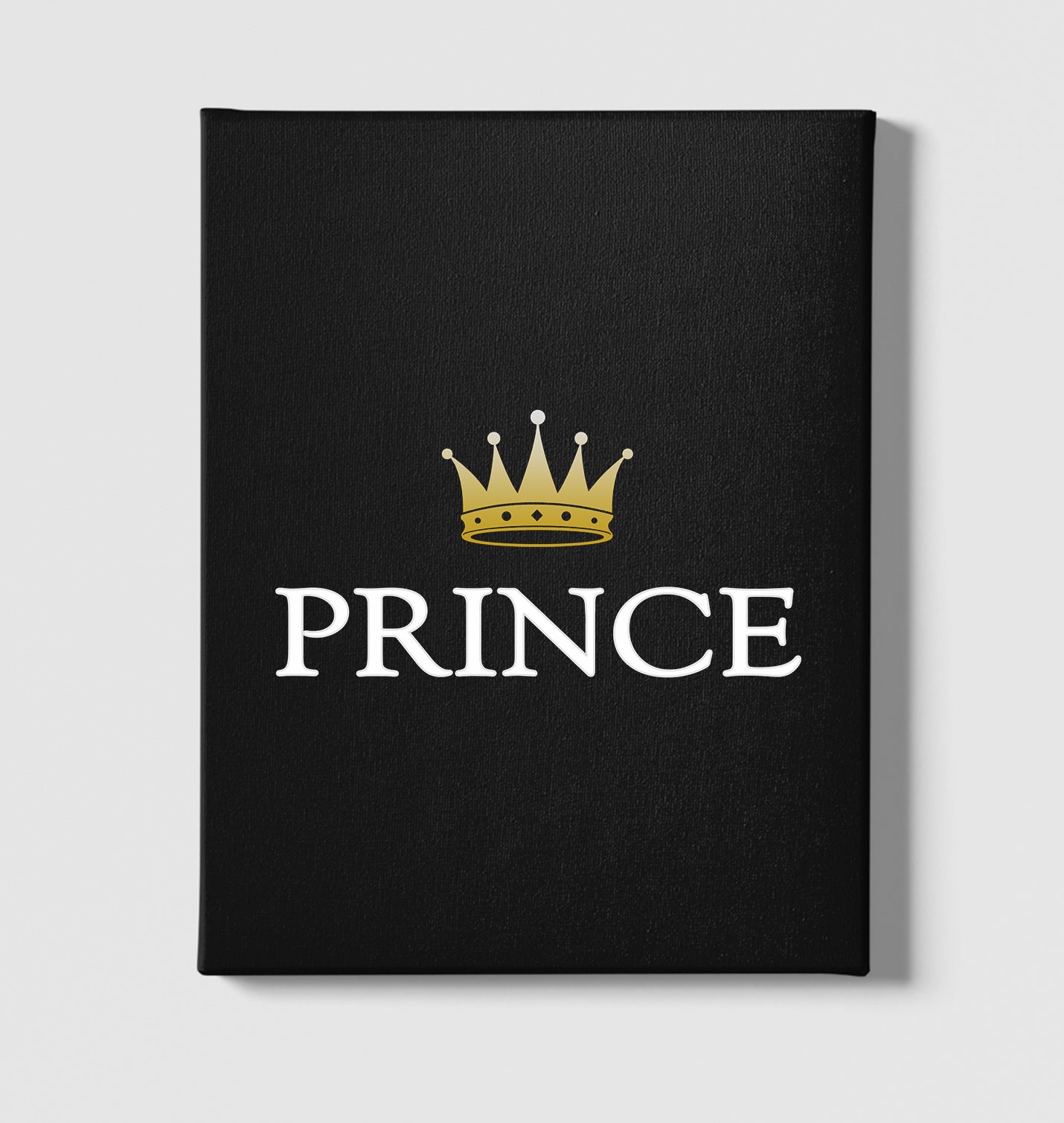 Prince Black Canvas Wall Art 35x40cm - Premium  from W.E.N.S. WIND - Just 7990! Shop now at W.E.N.S. WIND