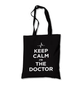 Keep Calm I Am The Doctor Canvas Totebag - Premium  from Wenswind - Just 4990! Shop now at W.E.N.S. WIND