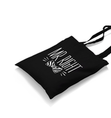 Mr. Right Bow Tie Black Canvas Totebag - Premium  from W.E.N.S. WIND - Just 4990! Shop now at W.E.N.S. WIND