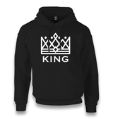 King and Queen-King Unisex Black Hoodie - Premium  from W.E.N.S. WIND - Just 11990! Shop now at W.E.N.S. WIND