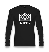King and Queen-King Unisex Black Longsleeve - Premium  from W.E.N.S. WIND - Just 7990! Shop now at W.E.N.S. WIND