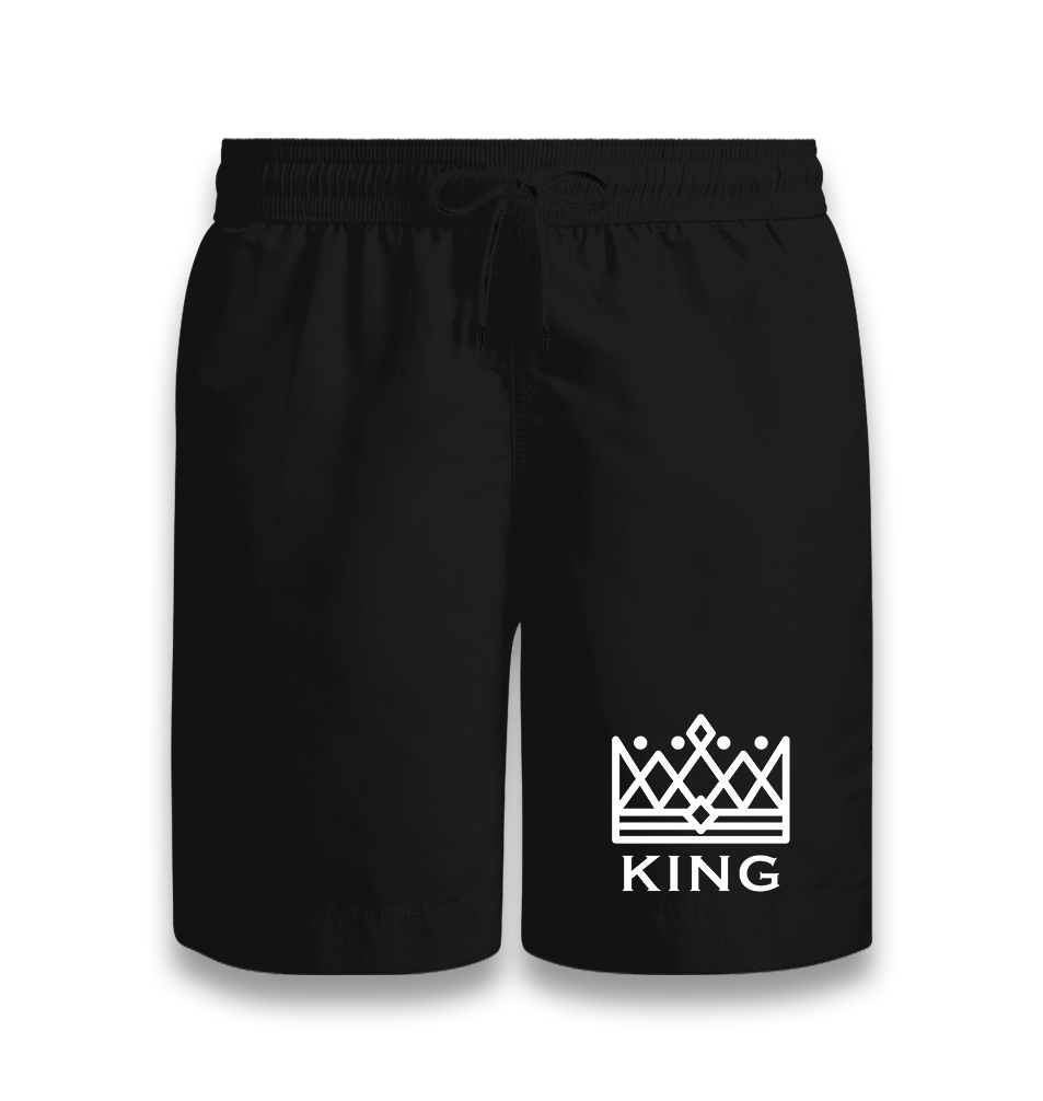 King and Queen-King Black Shorts - Premium  from W.E.N.S. WIND - Just 7990! Shop now at W.E.N.S. WIND