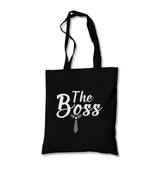 The Boss Canvas Totebag - Premium  from Wenswind - Just 4990! Shop now at W.E.N.S. WIND