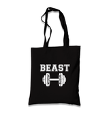 Beauty and the Beast-Beast Black Canvas Totebag - Premium  from W.E.N.S. WIND - Just 4990! Shop now at W.E.N.S. WIND