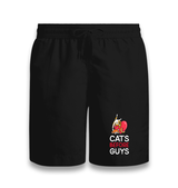Cats Before Guys Black Shorts - Premium  from W.E.N.S. WIND - Just 7990! Shop now at W.E.N.S. WIND