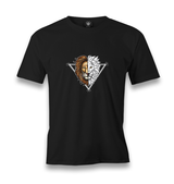 Lion Triangle Men's Black Tshirt - Premium  from W.E.N.S. WIND - Just 6490! Shop now at W.E.N.S. WIND