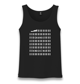 Change is Knocking Unisex Black Tank Top - Premium  from W.E.N.S. WIND - Just 6490! Shop now at W.E.N.S. WIND
