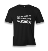 Make Stronger Men's Black Tshirt - Premium  from W.E.N.S. WIND - Just 6490! Shop now at W.E.N.S. WIND
