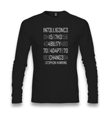 Stephen Hawking - Change Unisex Black Longsleeve - Premium  from W.E.N.S. WIND - Just 7990! Shop now at W.E.N.S. WIND