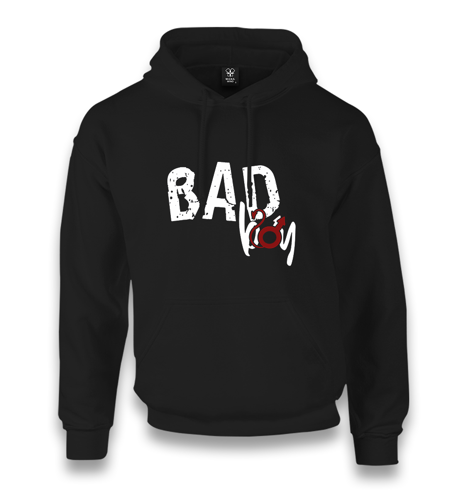 Bad Boy-Sign Unisex Black Hoodie - Premium  from W.E.N.S. WIND - Just 11990! Shop now at W.E.N.S. WIND