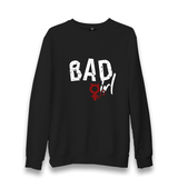 Bad Girl-Sign Unisex Black Sweatshirt - Premium  from W.E.N.S. WIND - Just 10990! Shop now at W.E.N.S. WIND