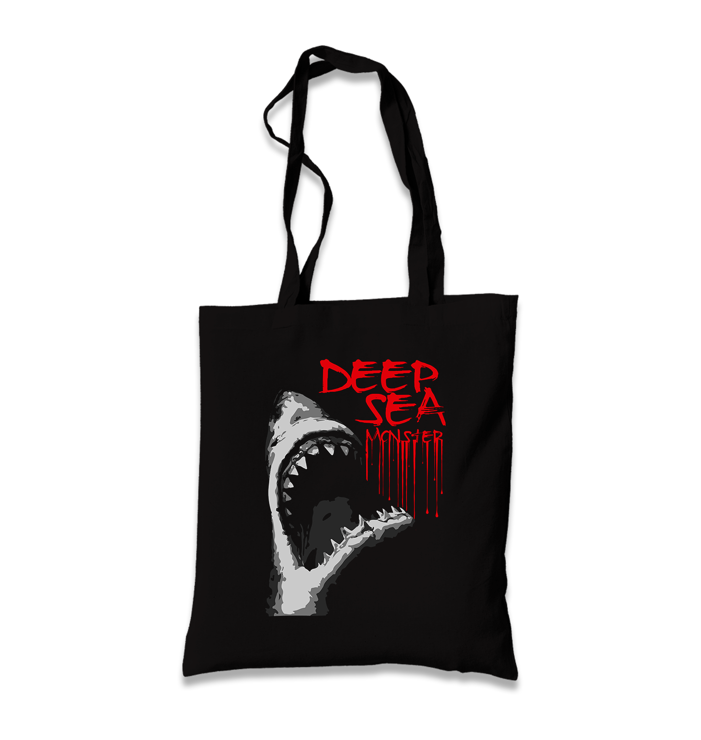 Shark - Deep Sea Canvas Totebag - Premium  from Wenswind - Just 4990! Shop now at W.E.N.S. WIND