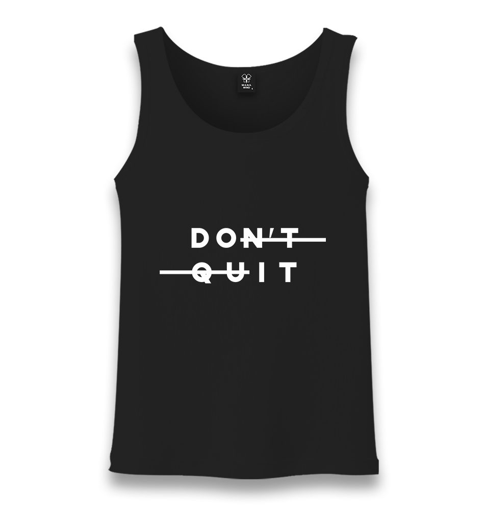 Don't Quit - Do It Unisex Black Tank Top - Premium  from W.E.N.S. WIND - Just 6490! Shop now at W.E.N.S. WIND