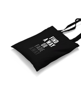Find a Way Black Canvas Totebag - Premium  from W.E.N.S. WIND - Just 4990! Shop now at W.E.N.S. WIND