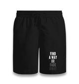 Find a Way or Fade Away Black Shorts - Premium  from W.E.N.S. WIND - Just 7990! Shop now at W.E.N.S. WIND