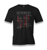 Love Math Men's Black Tshirt - Premium  from W.E.N.S. WIND - Just 6490! Shop now at W.E.N.S. WIND