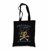 All Seas Pirate Skull Black Canvas Totebag - Premium  from W.E.N.S. WIND - Just 4990! Shop now at W.E.N.S. WIND