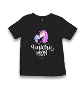 Unicorn Mom Kid's Black T-shirt - Premium  from W.E.N.S. WIND - Just 5990! Shop now at W.E.N.S. WIND