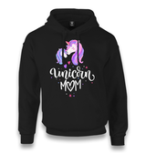 Unicorn Mom Unisex Black Hoodie - Premium  from W.E.N.S. WIND - Just 11990! Shop now at W.E.N.S. WIND