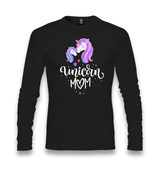 Unicorn Mom Unisex Black Longsleeve - Premium  from W.E.N.S. WIND - Just 7990! Shop now at W.E.N.S. WIND