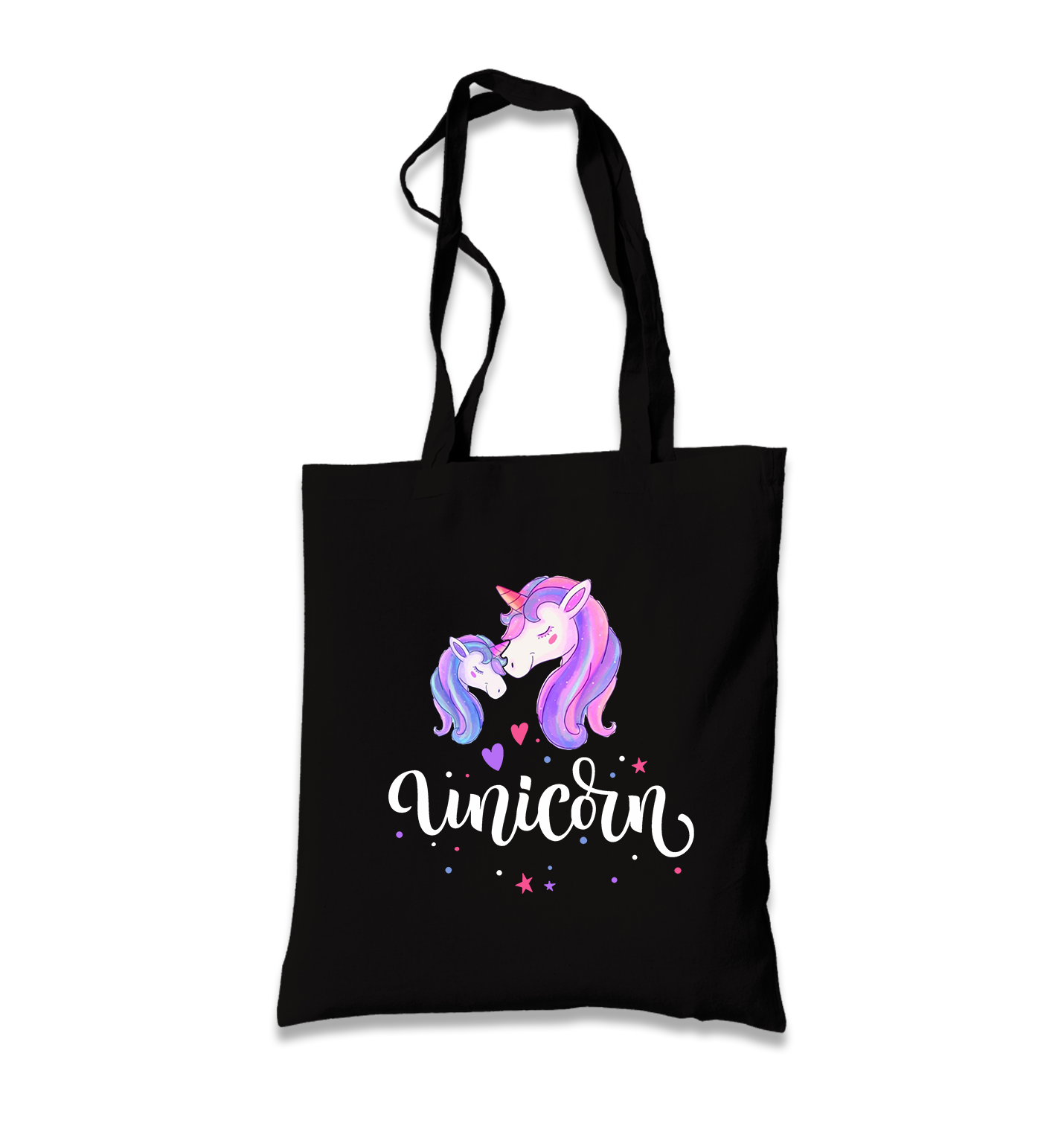 Unicorn  Black Canvas Totebag - Premium  from W.E.N.S. WIND - Just 4990! Shop now at W.E.N.S. WIND